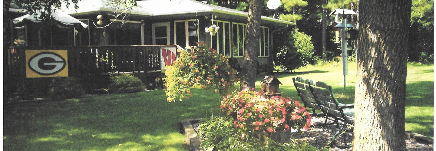 Patricia Thorpe's former lake house on Lake Kristine, Wisconsin