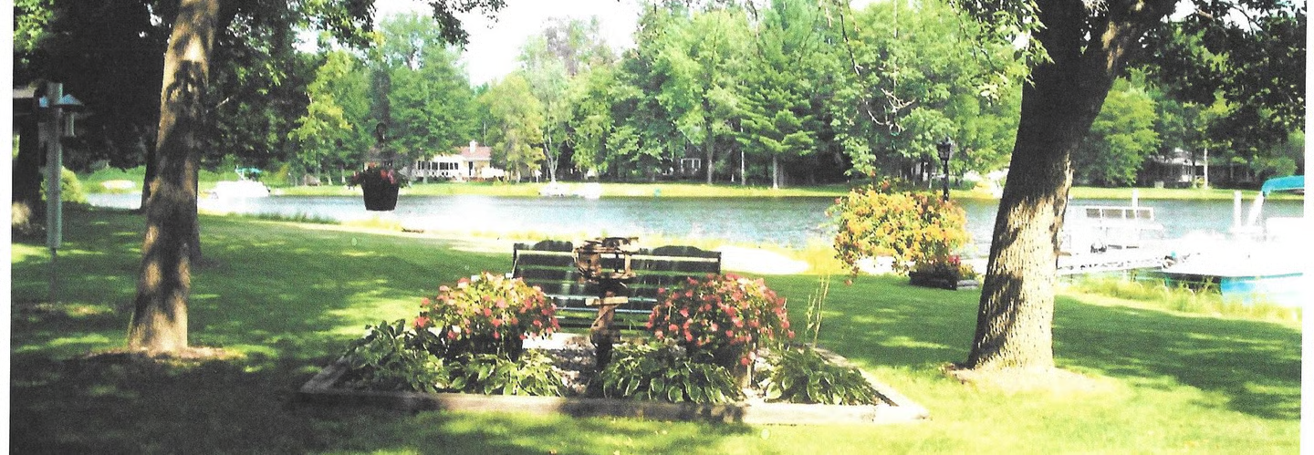 View of Lake Kristine, Wisconsin from the dining-room window